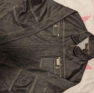 Rocawear Denim Zipper Coat